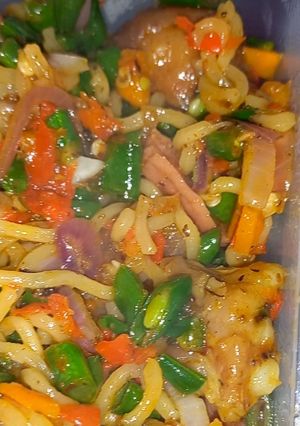 A picture of Spicy Goat Meat Noodles.