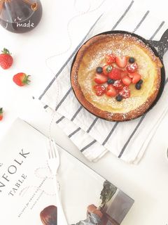 咖啡店風「Dutch baby」 德式鬆餅! 的食譜成品照片
