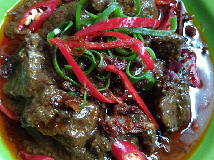 Resep Rendang daging spesial tapi praktis Anti Gagal