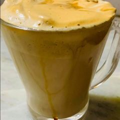 A picture of Dalgona coffee.