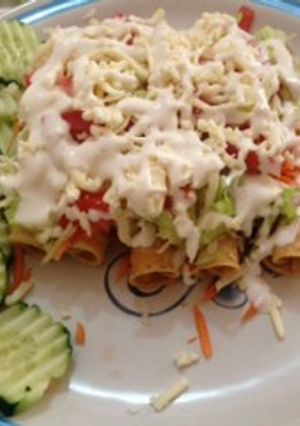 Una foto de Flautas de papa