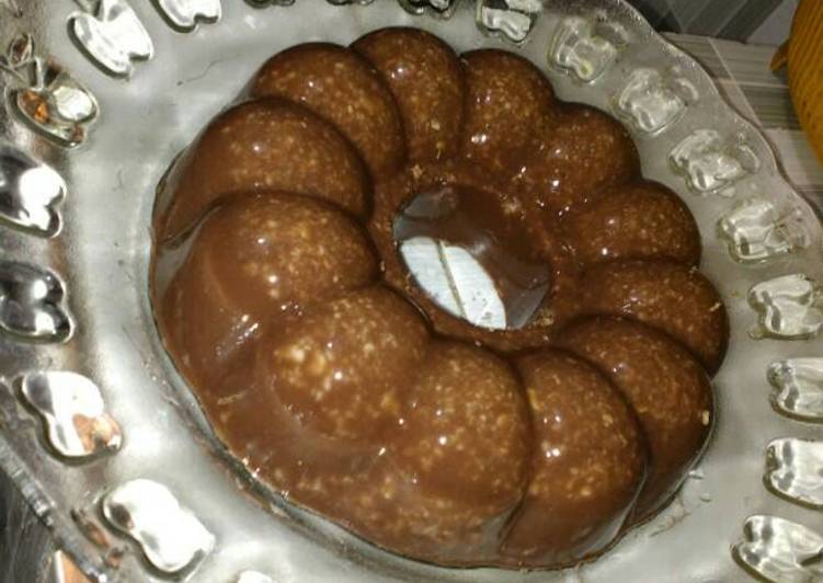 Puding oat chocolatos