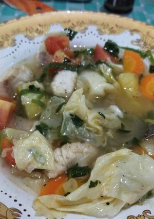 Foto resep Sop ikan kakap