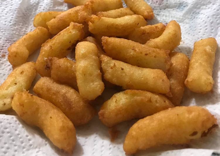 Kentang keju goreng / potato cheese fries
