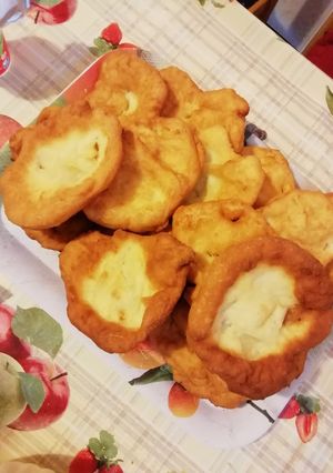 Kefires lángos recept fotója