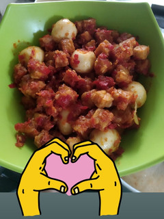 Foto resep Sambel tempe telur puyuh