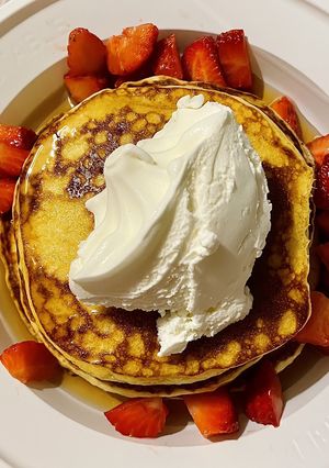 Foto di Pancake americani con gelato