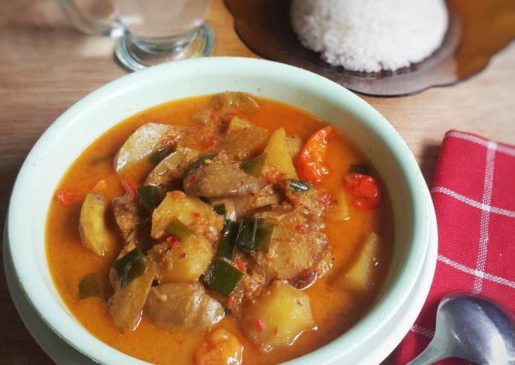 Semur jengkol kentang