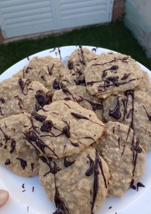 Una foto de Galletitas de avena y chocolate
