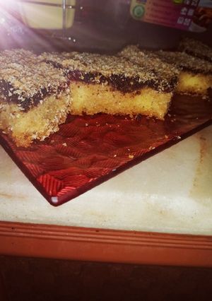 صورة لوصفة بسبوسة النسكافيه