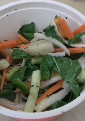 Una foto de Ensalada campirana para lonche o colación