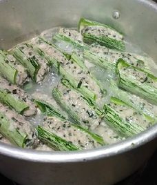 thịt nhồi lặc lè