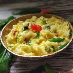A picture of KANCHA AAM er Chutney or RAW GREEN MANGO CHUTNEY.