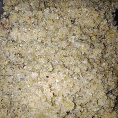A picture of Breakfast panjeeri vs halwa.