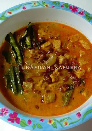 Foto resep Gulai Kikil Tempe Kacang Merah