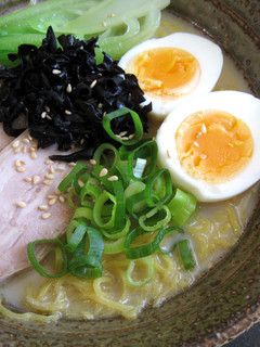 A picture of Pork Ramen Soup.