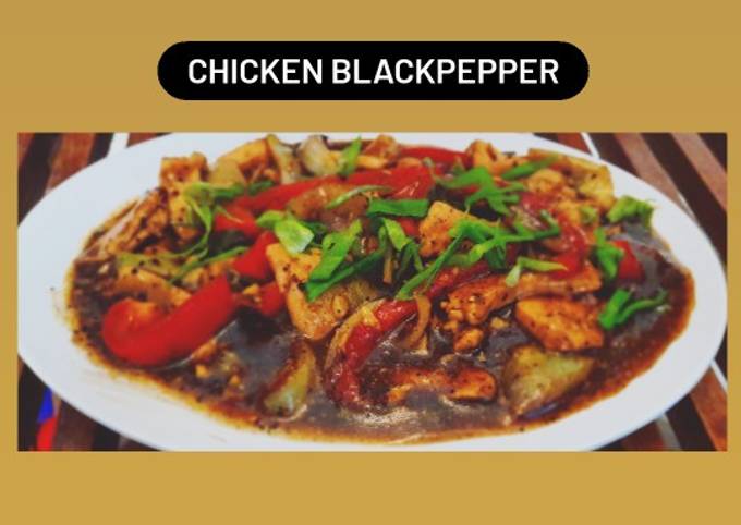 Cara Membuat Resep Chicken blackpepper / ayam lada hitam