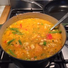 A picture of Chunky Vegetable Soup - For Children Who Don't Like Vegetables!.