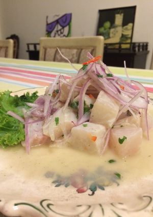 Una foto de Ceviche de tilapia