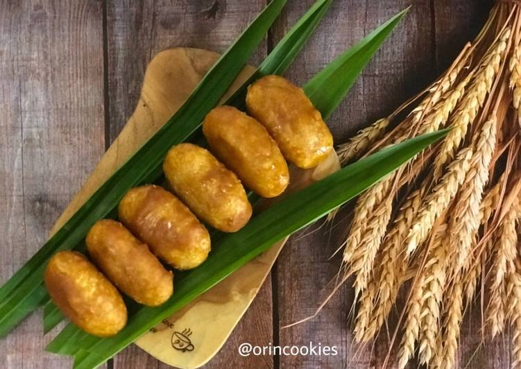 resep cara bikin Kue Gemblong / Getas Gula Merah