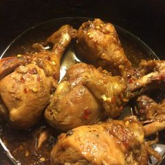 A picture of Chicken Adobo.