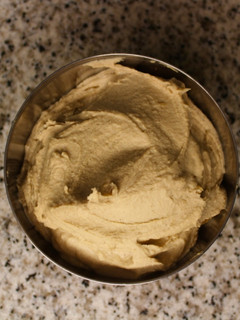 A picture of 2-ingredient hummus.