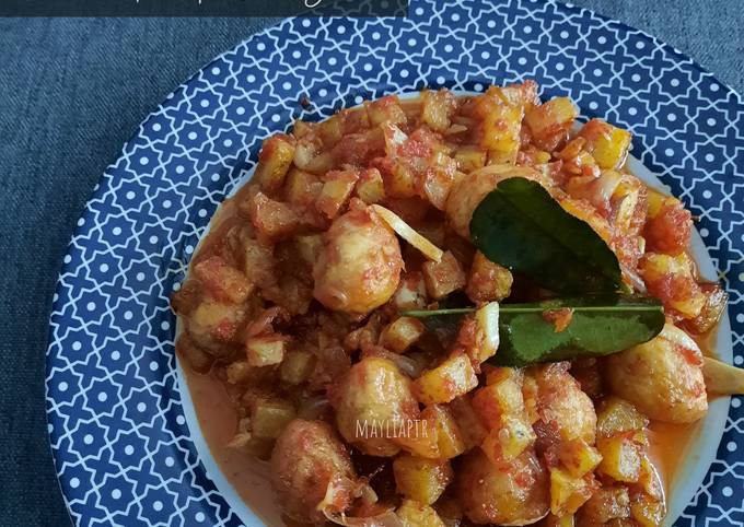 Resep: Kentang Telur Puyuh Balado Irit Untuk Jualan