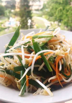 Hình của món Dưa giá.