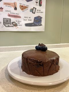 藍莓巧克力蛋糕 的食譜成品照片