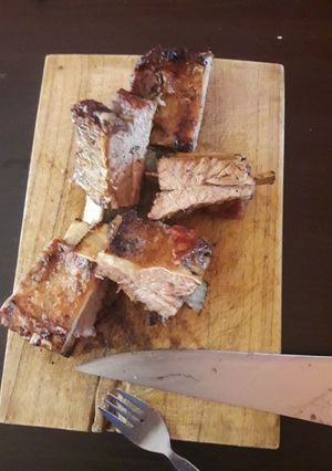Una foto de Costilla asada fácil