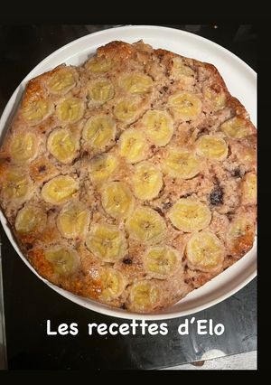 Une photo de Gâteau banane / flocon d’avoine au Thermomix