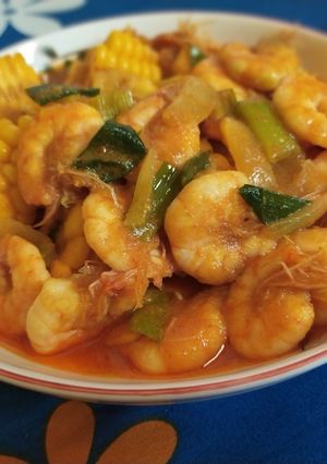 Foto resep Udang saus padang