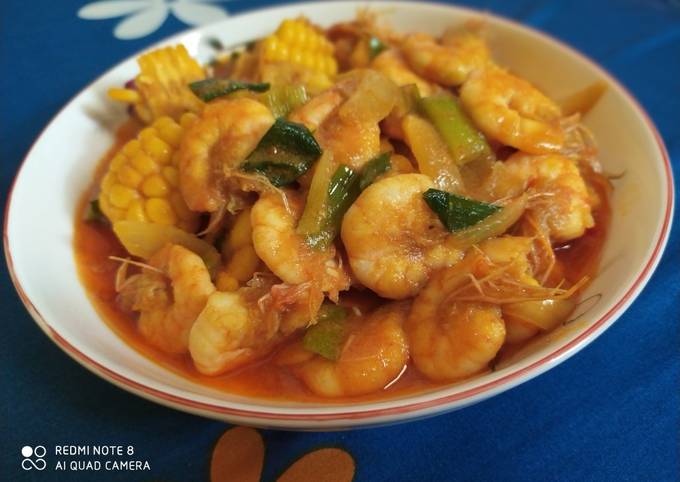 Udang saus padang