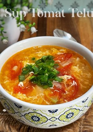 Foto resep Sup Tomat Telur