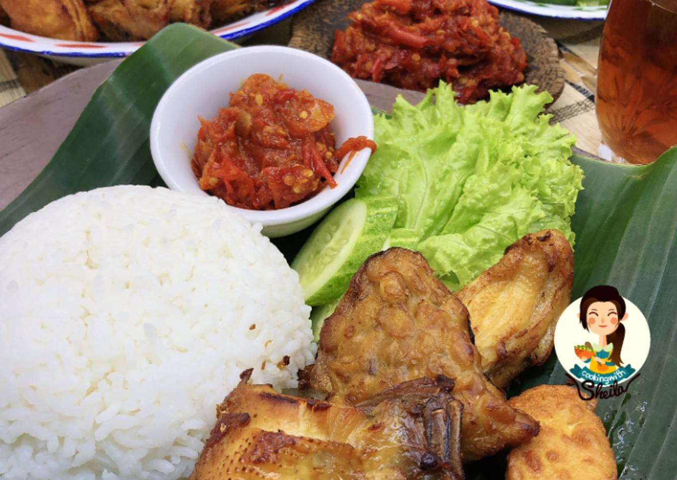 Ayam, Tahu dan Tempe Bacem
