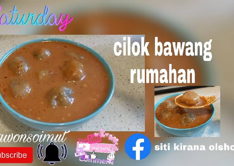 Resep Cilok rasa bawang, Bikin Ngiler