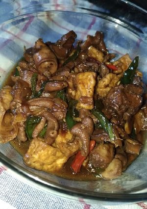 Foto resep Ampela ati & tahu putih tumis kecap cabe ijo