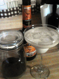 A picture of butterscotch ice coffee (21 and over please).