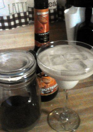 A picture of butterscotch ice coffee (21 and over please).