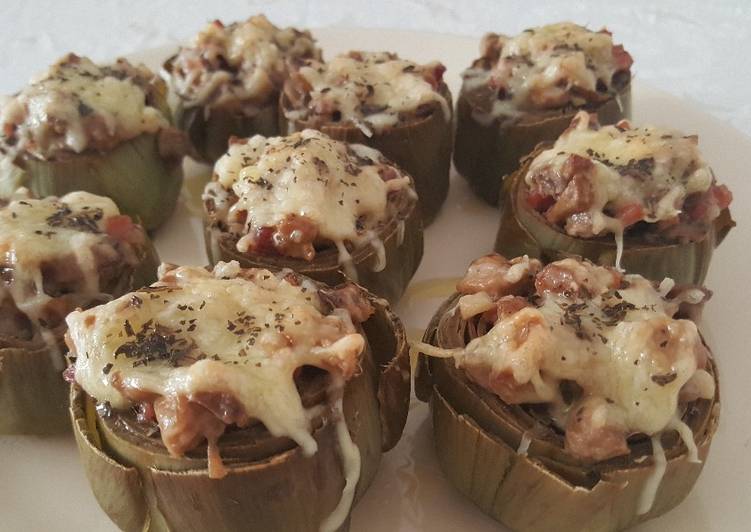receta de champiñones con jamon al horno receta de champiñones con jamon al horno