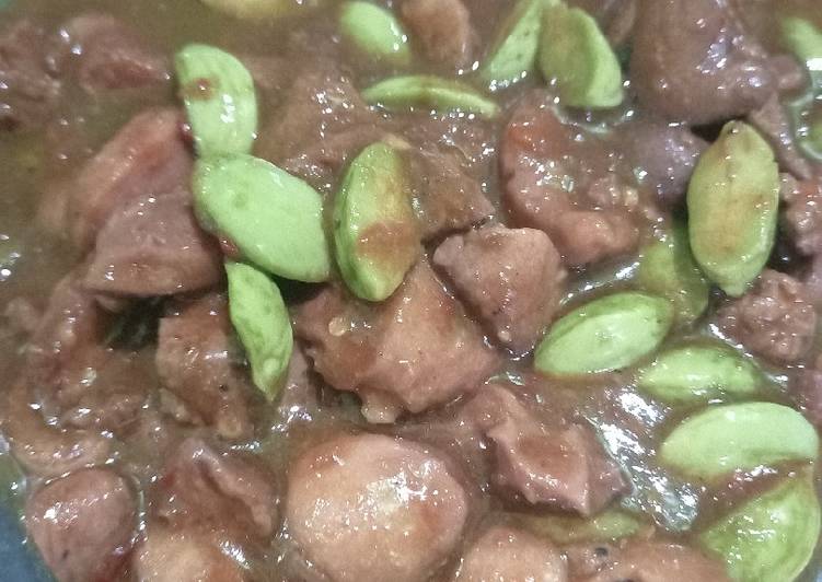 Resep Oseng kecap pedas pete hati rempela Anti Gagal