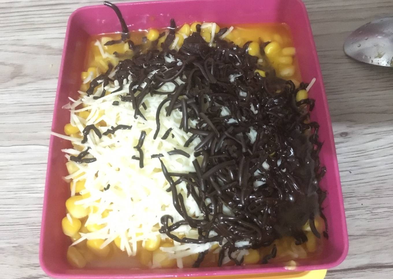 Jagung susu keju coklat creamy