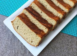 Una foto de Budín húmedo de banana fit