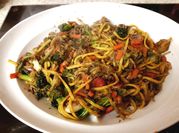 A picture of duck noodle