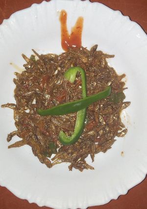 A picture of Fried Omena.