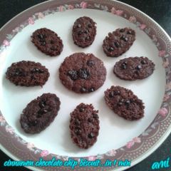 Cinnamon chocolate chip biscuit...in 1 min A picture of Cinnamon chocolate chip biscuit...in 1 min.