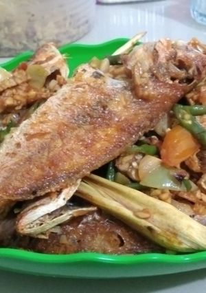 Foto resep Tumis ikan cabe ijo tauco