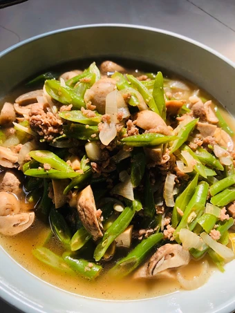 Langkah Mudah untuk Membikin Resep  Buncis tumis jamur yang Bisa Manjain Lidah, Enak Banget