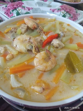 Easy Way Prepare Sayur Lodeh Labu Siam the So Delicious Delicious