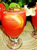 موهيتو الفراوله🍓 المنعش|Fresh strawberry mojito